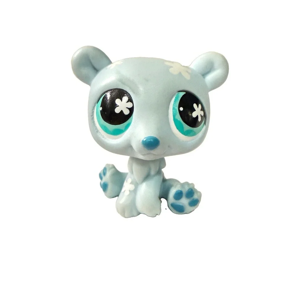 Littlest Pet Shop LPS #646 Blue Bear 2008 Gen 2 Bath Grooming Accessories Set
